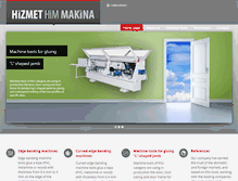 Tablet Screenshot of hizmethimmakina.com